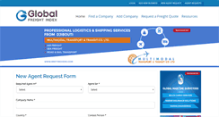 Desktop Screenshot of globalfreightindex.com